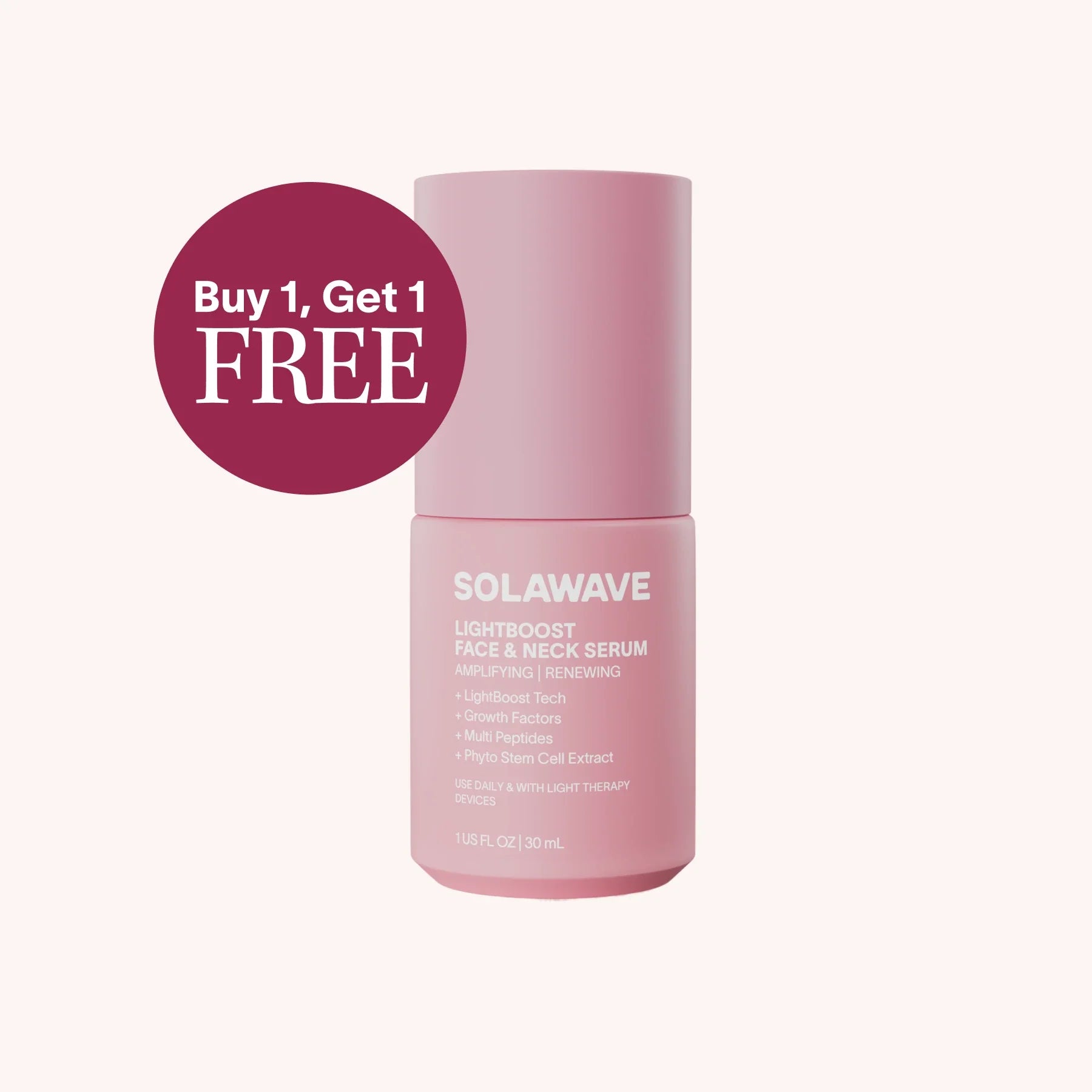Light Therapy Boosting Face & Neck Serum 3-Pack (TTS)